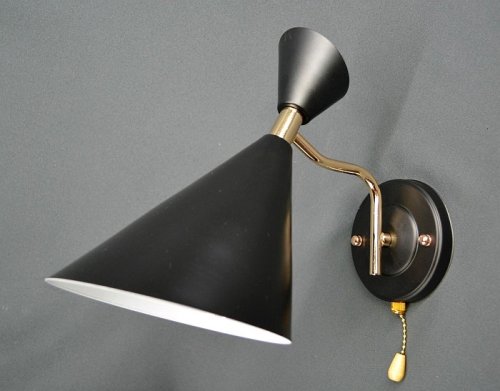 Бра однорожковое Лофт Мелодия Света  Е27 Черный картинка 